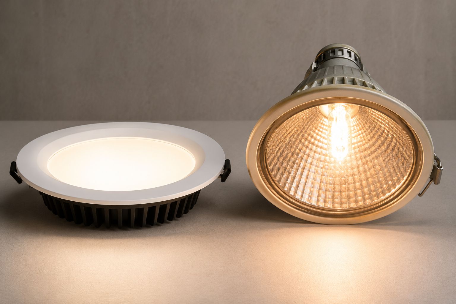 Úsporný provoz LED downlight svítidla s okamžitým startem